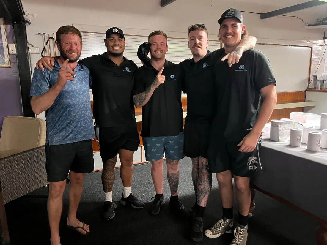 DK Auto Electrical team at a community golf day